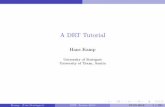 A DRT Tutorial - University of California, Irvine · DRT is a theory of multi-sentence discourse (and not just of single sentences) DRT is a logical form theory: Expressions from