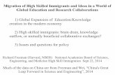 Migration of High Skilled Immigrants and Ideas in a World of …sites.nationalacademies.org/cs/groups/pgasite/documents/... · 2020-04-14 · 2.Intn'l Students and S&E Immigrants: