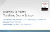 Translating Data to Strategy - . IMMC 2016 - Anaآ  Best practices in: â€¢ Using data to uncover trends