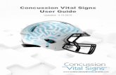 Concussion Vital Signs User Guide 4/15/2015 آ  Concussion Vital Signs Purpose Concussion Vital Signs