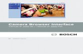 Camera Browser Interface Camera Browser Interface TINYON IP 2000 WI / TINYON IP 2000 PIR en Software