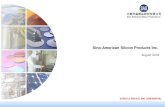 Sino-American Silicon Products Inc. · This presentation has been prepared by Sino-American Silicon Products Inc. (the “Company”). This presentation and the materials provided