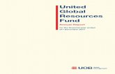 United Global Resources Fund · The benchmark of the Fund: Since Inception – 30 Sep 16: Absolute return benchmark of 6% per annum; 1 Oct 2016 - Current : composite index of 30%