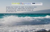 DIDACTICS OF CLIMATE CHANGE MITIGATION MARINE …€¦ · but in general for life on Earth. How to counteract this? Curbing dangerous climate change requires very deep cuts in emissions,