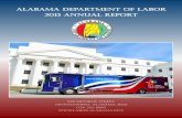 2015 Annual Report DRAFT4B - Alabama Annual...Alabama Department of Labor 2015 Annual Report 649 Monroe Street Montgomery, Alabama 36131 (334) 242-8990 1 Letter to the Governor The