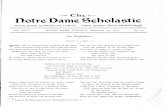 Notre Dame Scholastic...NOTRE DAME SCHOLASTIC 315 it's passages his own interpretation. Naturally prosecute the war, reunite the warring sections, enough, his explanation of the sacred