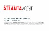 ELEVATING THE BUSINESS - atlantaagentmagazine.com€¦ · data-driven journalism. We’ve earned our reputation as the leading ... Every new year brings with it changes to how real