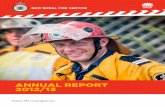 ANNUAL REPORT 2012/13 - NSW RFS · 2014-07-16 · 18 NSW RURAL FIRE SERVICE – ANNUAL REPORT 2012/13 Legislation and governing bodies The NSW Rural Fire Service (NSW RFS) is the