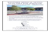 WESTSIDE MEDICAL SUITES AVAILABLE FOR SUBLEASE · Mark Edwards dwards ommercial ealty, LLC Leasing Brokerage Development Executive West Bldg. 2929 Coors Blvd. NW Ste, #202 Albuquerque,