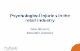 Psychological injuries in the retail industry · WorkCover Queensland data – retail industry 2016–2017 . What is our role? The evolution of our claims processing and management