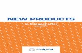 NEW PRODUCTS ·  ne roducts in Stalgast offer 3 0,11 Code W mm D mm H mm N rot/min P kW U V 242500 320 110 130 3000 0,11 230 Code Ø mm H mm V liters 011410 400 400 50,3
