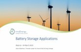 Battery Storage Applications - InnoEnergy...2020/03/04  · About EIT InnoEnergy 3 Who we are The European Union’s engine for innovation in sustainable energy Empowering every stage