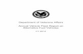 Department of Veterans Affairs Annual Vehicle Fleet Report ... · Annual Vehicle Fleet Report on Alternative Fuel Vehicles FY 2012. Department of Veterans Affairs FY 2012 Vehicle