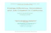 Energy Efficiency, Innovation, and Job Creation in Californiaare.berkeley.edu/~dwrh/CERES_Web/Docs/UCB Energy... · Energy Efficiency, Innovation, and Job Creation in California David