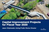 Capital Improvement Projects for Fiscal Year 2020 CIPs.pdfCapital Improvement Projects for Fiscal Year 2020 Jason Shykowski, Acting Public Works Director. Roseville Electric Distribution