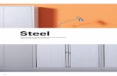 Steel · 2016-03-09 · Steel storage comprising of executive and contract filing cabinets, cupboards and tambours. Steel 104 Steel_2016_W.indd 104 20/11/2015 16:09