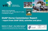 EAAP Horse Commission Report - WBFSH€¦ · 2. EAAP Horse Commission board Ana Sofia Santos, Portugal - president (2017-2020) Rhys Evans, Norway - vice-president (2017-2020) Klemen