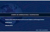 CENTER ON INTERNATIONAL COOPERATIONcic.nyu.edu/sites/default/files/cic_goals_in_a_post-2015_development... · CENTER ON INTERNATIONAL COOPERATION. We… renew our commitment to sustainable
