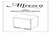 URS-1 SERVICE AND PARTS MANUAL - Alfresco Grills · 2020-02-25 · File name: URS-1 Service Manual 06-10679 To 08-16900.pub Last revised: Feb 15th 2010 URS-1 SERVICE AND PARTS MANUAL
