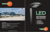 CATALOGUE LED Ban chot in so nang luc... · LED STREET LIGHT LED STREET LIGHT 4 5 Saola |Model - SL10 Đ˚c đi˝m k˙ thuˆt/ Speci˜cations Công suˇt/ Power (from 80W to 240 W)