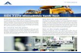 TECHNICAL DATASHEET NEN 7375 Monolithic Tank Test · 7375:2004, the report is separated into sections specific to the Customer, the Consultant and the Landfill Operator. The consultancy