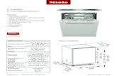 G 7156 SCVi - Miele · G 7156 SCVi 24” Fully Integrated Dishwasher Features: • 3D MultiFlex Cutlery Tray • QuickIntenseWash • DirectSelect Controls • Panel-Ready • Water