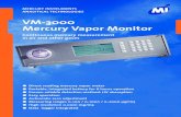 VM-3000 Mercury Vapor Monitormercury-instrumentsusa.com/Brochures/MI VM-3000 Brochure.pdf · VM 3000 is a result of the reference beam feedback control method. Total background noise