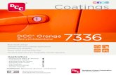 Residential Coils Industrial Inks DCC® Orange 7336€¦ · Orange 7336 is a high performance blue shade Benzimidazolone orange for use in a broad range of high-end coatings applications