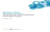 Green Star Performance Star... · 2015-09-16 · Green Star – Performance v1/ Greenhouse Gas Emissions Calculator Guide Date issued: 16/09/2015 5 3. Intent of this guide This guide