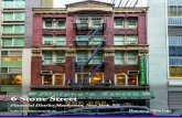 6 Stone Street Stone Street... · Pricing and Financial Analysis 6 Stone Street Rent Roll 6 Stone Street, Financial District, Manhattan, NY Retail Unit Tenant Approx SF Pro Forma