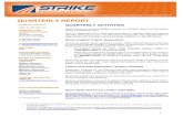 QUARTERLY REPORTstrikeresources.com.au/wp-content/uploads/2018/02/...2018/01/31  · 2 Quarterly Report for period ended 31 December 2017 PROJECTS Burke Graphite Project, Queensland