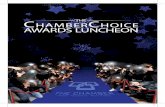 C THE C HAMBER HOICE AWARDS LUNCHEON - ACCE | ACCE · events for clients, including Pepsi, Frito-Lay, Sobeys, Future Shop, McDonald’s, Nestle, Purina, Walmart, Proctor & Gamble