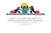 2017 Feedback Survey (Opinion) Results Report€¦ · The electronic survey link was shared broadly through local media and social media, while hard copies of the survey were made