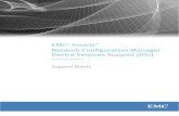 EMC Smarts Network Configuration Manager Device Services … · 2019-02-04 · Version 25.0.0 Hotfix 1 Support Matrix. 2 EMC Smarts Network Configuration Manager Device Services Support