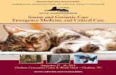 2018 CONFERENCE Senior and Geriatric Care Emergency …€¦ · 6:30 - 10:30 pm Feline 500: NASCAR Hall of Fame Offsite Event** SATURDAY, SEPTEMBER 29, 2018 Senior and Geriatric Care