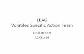 LEAG Volatiles Specific Action Team - Lunar and Planetary ... · Orbital Measurements Finding #2 Mapping of subsurface hydrogen with sufficient precision and resolution to resolve