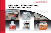 Basic Cleaning Techniques - AFFLINKmedia.afflink.com/websites/lann/90891-92_Basic_Cleaning_Workboo… · The purpose of this overview is to provide a basic knowledge on popular daily