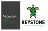 Train Project Update (lbragstad/@LanceBragstad) Lance ... · broker between OpenStack and other identity services discovery service. What does keystone do? supplies identity information