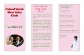 Oxford Welsh Male Voice Choir Flyer... · 2020-05-10 · Wedding Flyer ppp Author: FRANK Created Date: 10/22/2009 4:56:49 PM ...