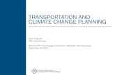 Transportation and Climate Change Planning€¦ · Presentation Outline • What is the TPB? • Federal Mandates for MPOs • TPB Planning Process • Federal Requirements to Address