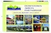 DOWNTOWN AKRON PARTNERSHIP - Amazon S3 · retail and other destinations. Pedestrian Friendly Downtown Akron is a vibrant, walkable Downtown promoting pedestrian activity with tree-lined