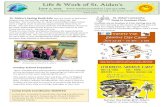 Life & Work of St. Aidan's€¦ · St. Aidan's Spring Book Sale. of love and peace and also for expressing his indictment of . the systems that were oppressing the poor. Life & Work
