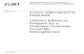 GAO-19-103, Foot-And-Mouth Disease: USDA's …United States Senate Foot-and-mouth disease (FMD) is a highly contagious viral disease that causes painful lesions on the hooves and inside