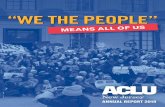 “WE THE PEOPLE” · 2020-05-01 · accompanying prejudiced views that harmfully label traditionally Black hairstyles as “unprofessional” or “unkempt.” ACLU-NJ Senior Staff
