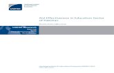 Aid Effectiveness in Education Sector of Pakistan€¦ · Aid Effectiveness in Education Sector of Pakistan . Mumtaz Anwar and Sughra Aman. 1 I. Introduction . It is accepted believe