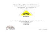 Controlling Chemical Exposure Industrial Hygiene Fact Sheets · 2017-08-11 · Methods for Controlling Chemical Exposure Evaluation and control of chemical exposure in the workplace