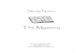 The Mystery - Hope Bible Church GA · mystery, which from the beginning of the world hath been hid in God" (Ephesians 3:9). The mystery is a major Bible doctrine that all believers