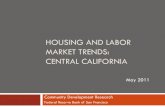 HOUSING AND LABOR MARKET TRENDS: CENTRAL CALIFORNIA · 2013-05-26 · Source: Federal Housing Finance Agency (formerly OFHEO) FHFA House Price Index. 2000=100. 90. 110. 130. 150.