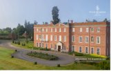 WELCOME TO HAMPSHIRE · GUEST ROOMS AND SUITES. With rolling views of the estate grounds, gardens and 18th-century stable block, the property’s 133 spacious guest rooms, including