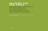 VALUING THE SDG PRIZE - Amazon S3 · Valuing the SDG Prize quantifies the value of business opportunities across four key systems: food; cities; energy and materials; and health and